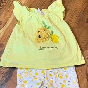 Shirt with matching capris